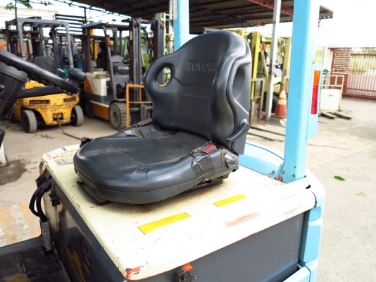 รถยกไฟฟ้า แบบนั่งขับขนาด 1.5 ตัน เสาสูง 6 เมตร Toyota 5FB15 นำเข้าจากญี่ปุ่น