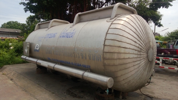 ขายแทงค์สแตนเลส หุ้มกันความร้อน สวยมาก ขายแทงค์สแตนเลส หุ้มกันความร้อน สวยมาก