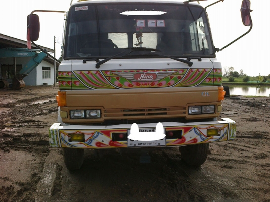 Hino KT725 เครื่อง HO7C วางหัวนอก สองเพลา มีไฮดลอลิคขึ้นลง ยางใหม่