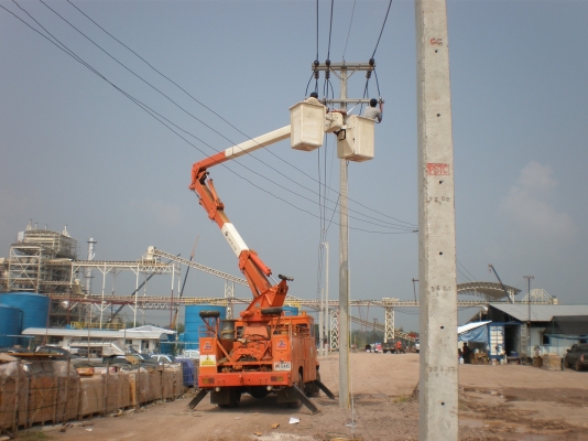 ขายรถกระเช้าไฟฟ้าHotline 22KV