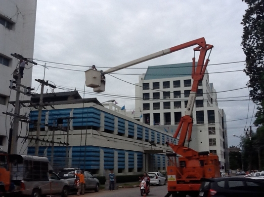 ขายรถกระเช้าไฟฟ้าHotline 22KV