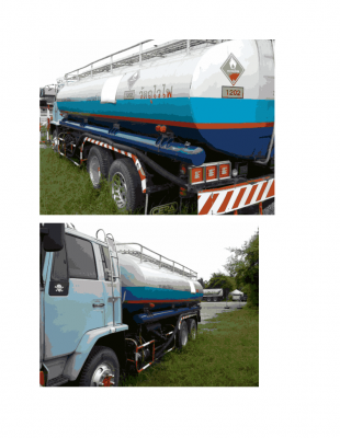 ขายถังน้ำมันติดรถบรรทุกขนาด16000 ลิตร พร้อมปั๊ม