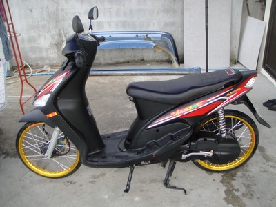 ขาย MIO 115 สีดำด้าน ปี 49 2006 สวยๆงามๆ  ทะเบียนไม่ขาดต่อ
