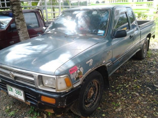***ขายแล้วครับ ขอบคุณ Truck2hand ขายกระบะแค็ปเดิมบางทั้งคัน TOYOTA HILUX MIGHTY-X 2.5 X-TRA CAB ปี34/91 เครื่องเดิมเกียร์เดิม แห่งดีแหน่น แฮงดีคัสซีงามแฮง กระบะพื้นดี หน้า-หลังเดิมบ่เคยชนหนัก สีบางเดิมบ่เคยเคลียร์ ยางดี4เส้น พ.พาวเวอร์ แอร์มีระบบ เกียร์4ห