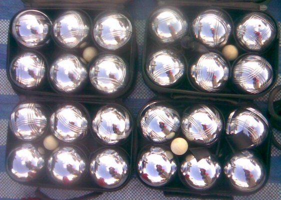 ชุดเปตอง 6 ลูกพร้อมแก่นและสายวัด