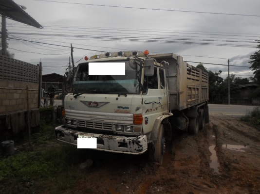 ขายรถสิบล้อ HINO F17ดั้ม สามมิตร เครื่อง 195 เทอร์โบ เครื่องแน่น เอกสารเล่มทะเบียนพร้อมโอน