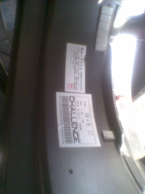 ขายล้อ vork chalane 18 พร้อมยาง