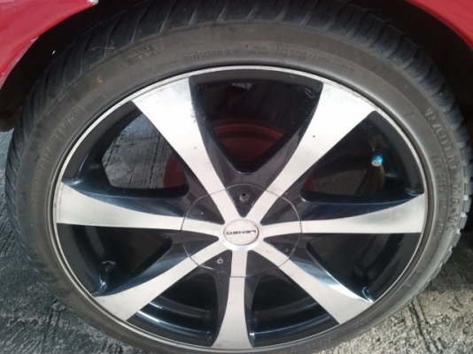 ขายล้อแม็ก 17-4/100/114 พร้อมยางสวยๆ(vip)