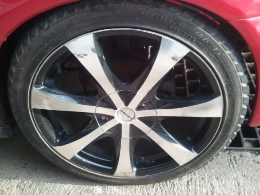 ขายล้อแม็ก 17-4/100/114 พร้อมยางสวยๆ(vip)