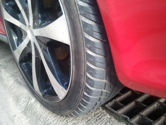 ขายล้อแม็ก 17-4/100/114 พร้อมยางสวยๆ(vip)