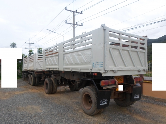 ขายรถสิบล้อ ISUZU DECA FXZ 270 HP EURO2 ปี 48 รถพ่วงแม่+ลูก กระบะดั๊มพ์สามมิตร