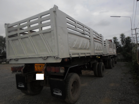 ขายรถสิบล้อ ISUZU DECA FXZ 270 HP EURO2 ปี 48 รถพ่วงแม่+ลูก กระบะดั๊มพ์สามมิตร