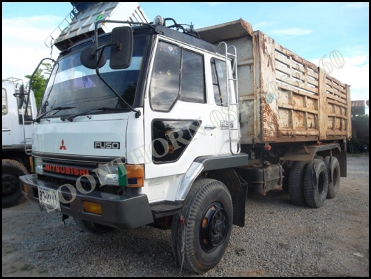 ขายด่วน รถบรรทุก 10 ล้อ ดั้ม MITSUBISHI FUSO 527M-TD 195 แรง สภาพเดิมๆ พร้อมใช้งาน ราคาสุดคุ้ม