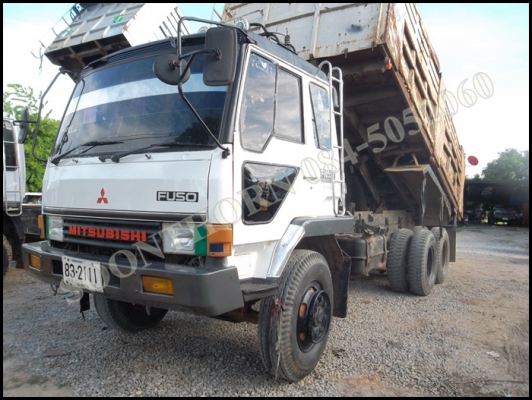 ขายด่วน รถบรรทุก 10 ล้อ ดั้ม MITSUBISHI FUSO 527M-TD 195 แรง สภาพเดิมๆ พร้อมใช้งาน ราคาสุดคุ้ม