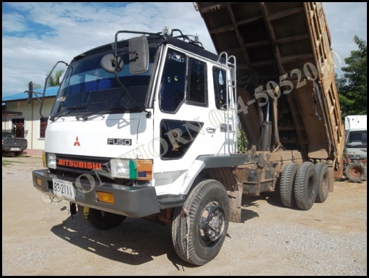 ขายด่วน รถบรรทุก 10 ล้อ ดั้ม MITSUBISHI FUSO 527M-TD 195 แรง สภาพเดิมๆ พร้อมใช้งาน ราคาสุดคุ้ม