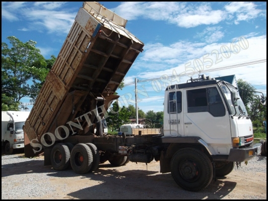 ขายด่วน รถบรรทุก 10 ล้อ ดั้ม MITSUBISHI FUSO 527M-TD 195 แรง สภาพเดิมๆ พร้อมใช้งาน ราคาสุดคุ้ม