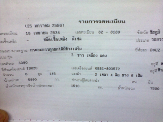 ขายดั้มเกษตร 145 แรง เครื่อง 6BB1 Rocky เป็นรถประกอบสภาพพร้อมใช้ครับ ขายดั้มเกษตร 145 แรง เครื่อง 6BB1 Rocky เป็นรถประกอบสภาพพร้อมใช้ครับ