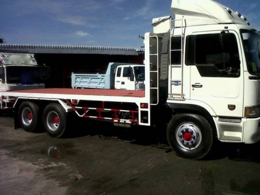 รถฮีโน่ 10 ล้อ พื้นเรียบ 320 แรงม้า ปี 51  สนใจติดต่อ 081 - 6079515