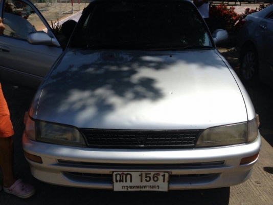 เป็นรุ่น AE101 ปี96 เครื่อง4aหัวฉีด แก๊ส สีเงาวาบ DVD/MP3