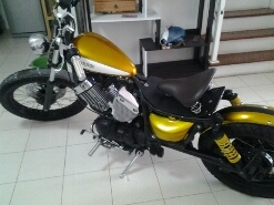 วีราโก้400แต่งbobberสพม.แท้แลกvfr,cbr400สพม