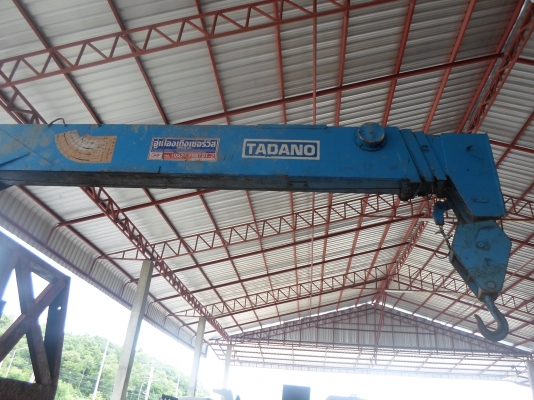 ขายรถ สิบล้อ HINO  260 แรง พื้นเรียบ ติดเครน เทนาโน 3.5 ตัน