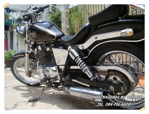 ขาย Honda Rebel 250 ทะเบียนแท้ท่อแทร็ปคู่ ขาย Honda Rebel 250 ทะเบียนแท้ท่อแทร็ปคู่