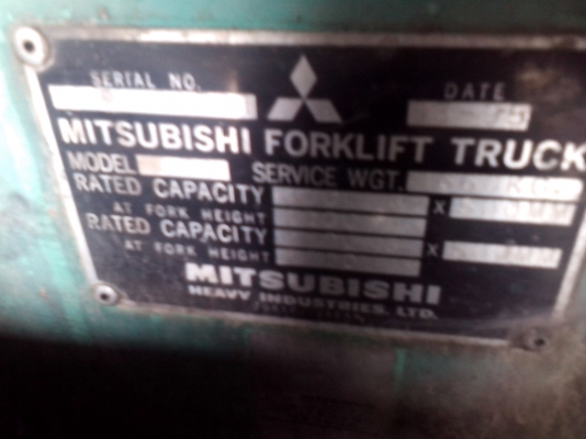 ขายรถโฟคลิฟต์MITSUBISHIขนาด3ตันสูง5เมตร ขายรถโฟคลิฟต์MITSUBISHIขนาด3ตันสูง5เมตร