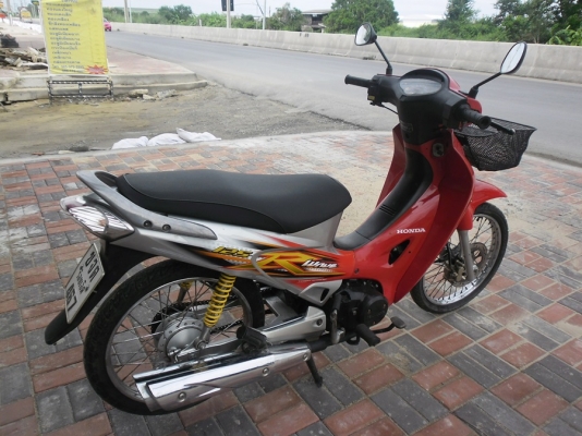 wave125Rปี50รถบ้านเครื่องแน่นๆสีเดิมเปลือกแท้เดิมภาษีเต็ม
