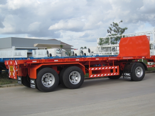 รถกระบะพ่วง 7.6 เมตร CIMC ผลิตเร็วแยกขายแม่ลูก