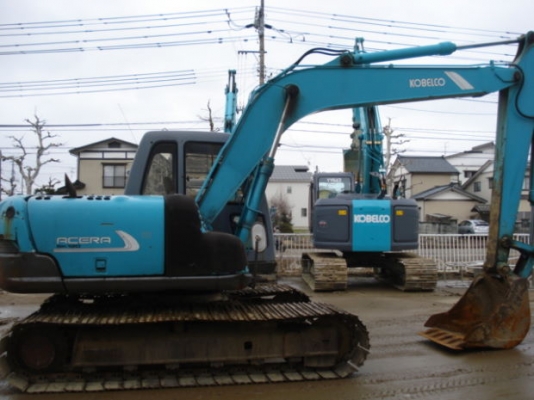 New Stock Kobelco SK120-3 แทร็คกว้าง (Five Super) นำเข้าจากญี่ปุ่น สภาพดี ขายถูกครับ