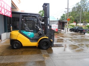 ขายรถโฟล์คลิฟท์ 2.5ตัน งาเท-หงาย+เสา4.5 เมตร เก่าญี่ปุ่น สภาพสวย