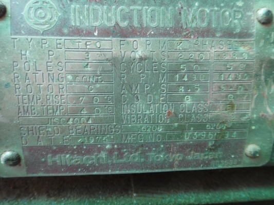 มอเตอร์  3 HP. ของ  จัดไปโคราชแล้วครับ..