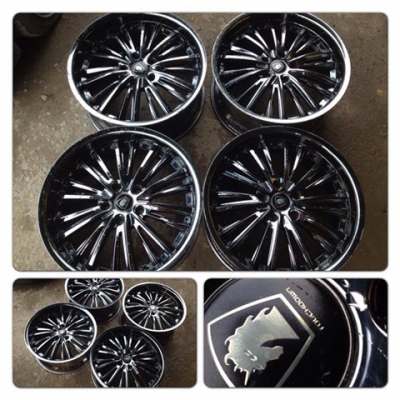 ขายแม็กมือ2ขอบ18 VIP TOUCHDOWN แบล็คโคม. 5รู114 ราคา 8,500 บาทถูก