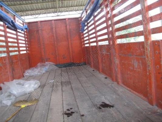 รถบรรทุก 10 ล้อ กระบะรั้วไม้หลังถนน ยี่ห้อ ISUZU รุ่น FVM32M รถบรรทุก 10 ล้อ กระบะรั้วไม้หลังถนน ยี่ห้อ ISUZU รุ่น FVM32M