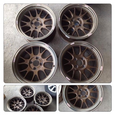 ขายแม็กมือ2 BBS BF1 ขอบ15. 4รู100 กว้าง 8 ราคา 9,500 บาทถูก