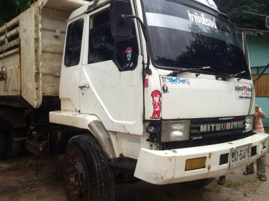 ขายด่วนรถบรรทุก 10 ล้อดั๊มพ์ ยี่ห้อ MITSUBISHI 527 M-TF
