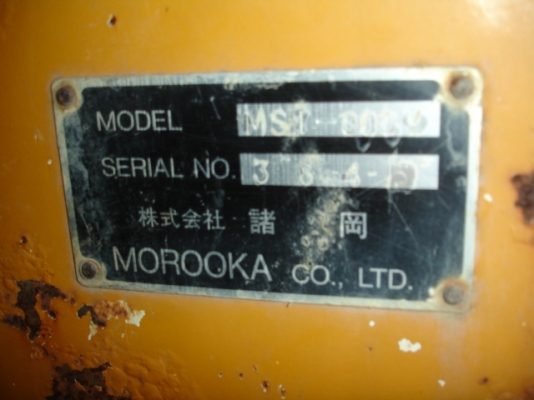 รถบรรทุกตีนตะขาบ Morooka MST800 นำเข้าจากญี่ปุ่น สภาพดีมาก ขายถูกครับ