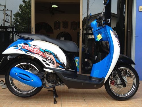 HONDA SCOOPY Iสวยแกะกล่องสภาพป้ายแดงวิ่งน้อย