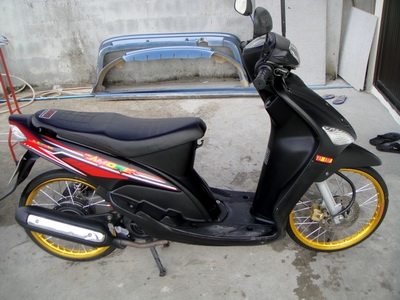 ขาย MIO 115 สีดำด้าน ปี 49 2006 สวยๆงามๆ ทะเบียนไม่ขาดต่อ