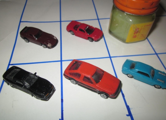 รถโมเดลคันจิ๋วๆ