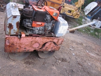 ขาย- รถบดเดินตาม ล้อเหล็ก ระบบสั่นสะเทือน TACOM สภาพพร้อมใช้งาน มือสองเก่าญี่ปุ่นแท้