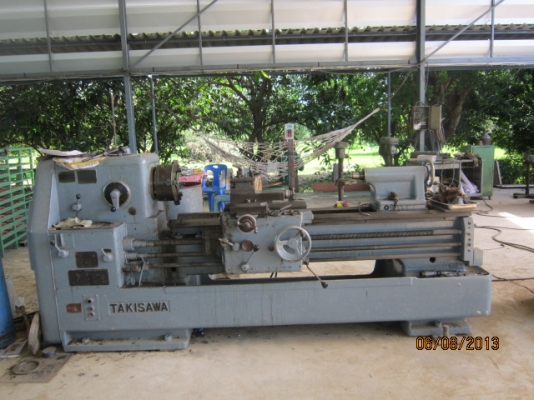 ขายเครื่องกลึง takisawa 8 ฟุต ราคาถูก พร้อมใช้งาน 0861615197