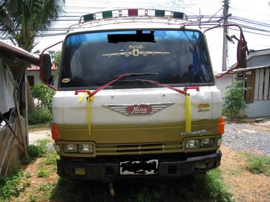 HINO FD - 180 HP HO7C หกล้อดั๊มพ์  หัว4Dนอก