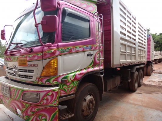 ขายดาวน์   รถสิบล้อสองเพลาดัมพ์  พ่วงแม่-ลูกHINO  MEGA 380  ปี  54  วิ่งได้ 185000  กม  พร้อมใช้งาน