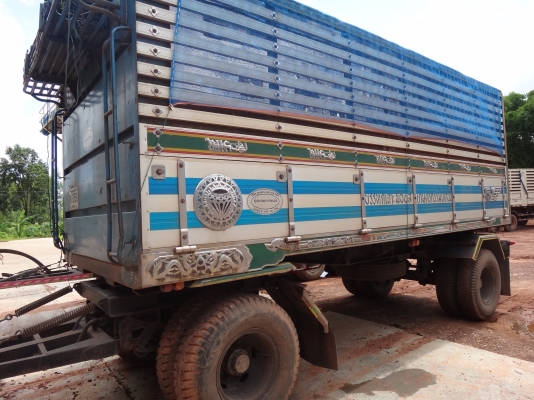 ขายด่วน  รถสิบล้อสองเพลาดัมพ์  พ่วง  แม่ลูก  มิตซู   คอกเกษตร   พร้อมใช้งานทันที