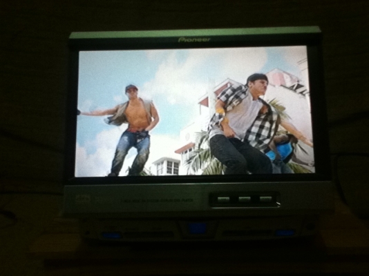 ขายจอสไลล์ Pioneer รุ่น AVX-P7650DVD ภาพชัดสภาพสวยๆ ขายถูกๆ 3500.-