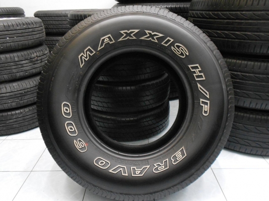 ขายยาง Maxxis H/P Bravo 600 265/70/16 ปี 13/ใส่,ถ่วงฟรีค่ะ