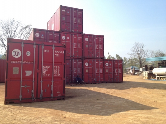 ขายตู้สั้น 20 ฟุต มาใหม่ 10 ใบ สภาพสวยมาก ส่งออกได้เลย เพลทครบ