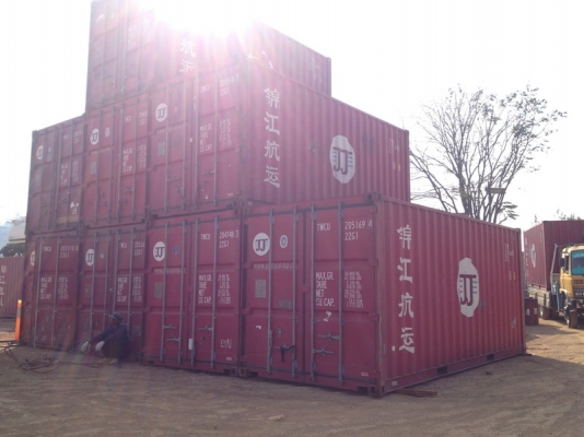 ขายตู้สั้น 20 ฟุต มาใหม่ 10 ใบ สภาพสวยมาก ส่งออกได้เลย เพลทครบ