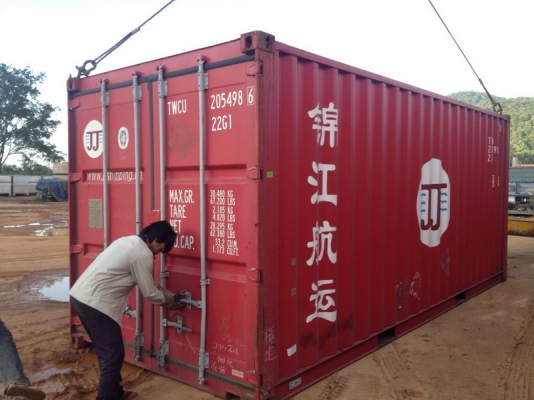 ขายตู้สั้น 20 ฟุต มาใหม่ 10 ใบ สภาพสวยมาก ส่งออกได้เลย เพลทครบ